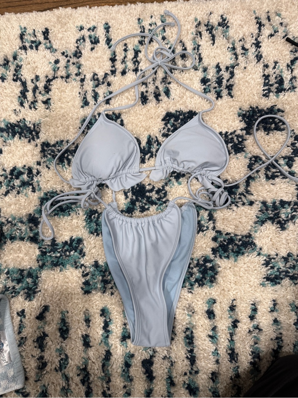 Abercrombie & Fitch Light Blue Girls' Two-Piece Bikini